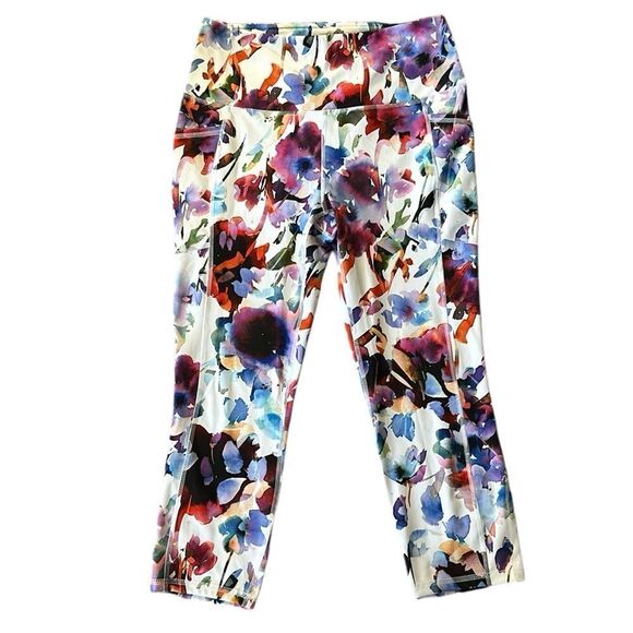RBX Capri Floral Leggings! - Picture 1 of 12